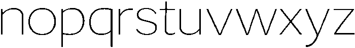 GS Haritsa Thin otf (100) Font LOWERCASE