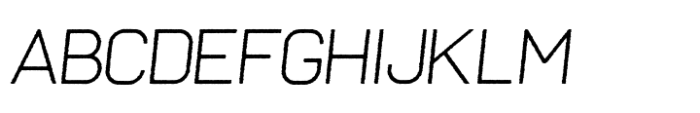 GS Frank Light Oblique Rough FONT