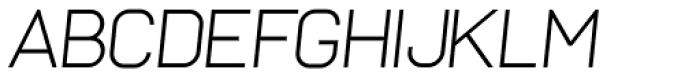 GS Frank Light Oblique Font UPPERCASE
