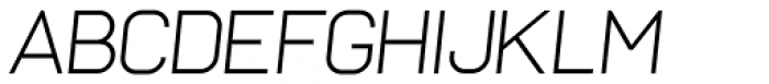 GS Frank Light Oblique Font LOWERCASE