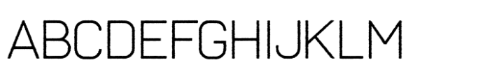 GS Frank Light Rough Font UPPERCASE