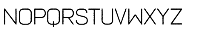 GS Frank Light Rough Font UPPERCASE