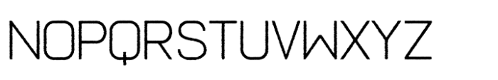 GS Frank Light Rough Font LOWERCASE