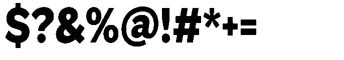 GS Haritsa Black Condensed Font OTHER CHARS