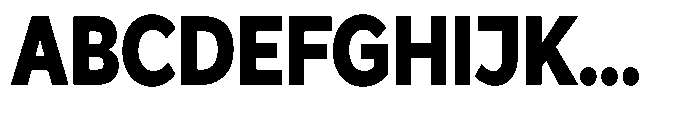 GS Haritsa Black Condensed Font UPPERCASE