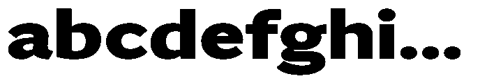 GS Haritsa Black Expanded FONT
