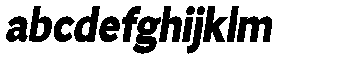 GS Haritsa Black Italic Condensed FONT