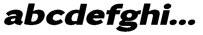 GS Haritsa Black Italic Expanded FONT