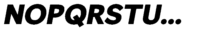 GS Haritsa Black Italic Font UPPERCASE