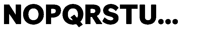 GS Haritsa Black Font UPPERCASE
