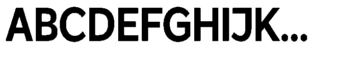 GS Haritsa Bold Condensed Font UPPERCASE