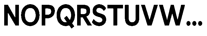 GS Haritsa Bold Condensed Font UPPERCASE