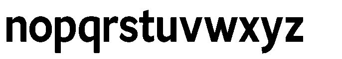 GS Haritsa Bold Condensed Font LOWERCASE