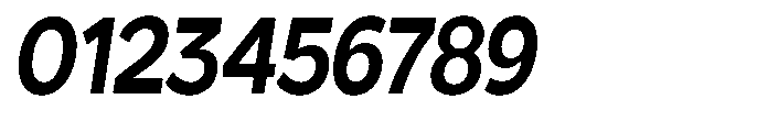 GS Haritsa Bold Italic Condensed Font OTHER CHARS
