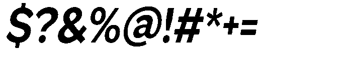 GS Haritsa Bold Italic Condensed Font OTHER CHARS