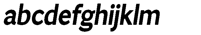 GS Haritsa Bold Italic Condensed FONT