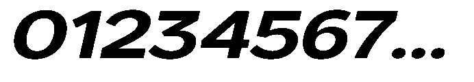 GS Haritsa Bold Italic Expanded Font OTHER CHARS