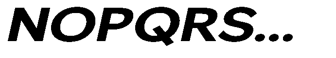 GS Haritsa Bold Italic Expanded Font UPPERCASE