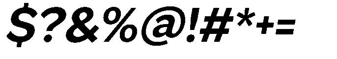 GS Haritsa Bold Italic Font OTHER CHARS