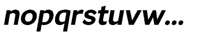 GS Haritsa Bold Italic Font LOWERCASE