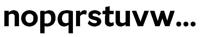 GS Haritsa Bold Font LOWERCASE
