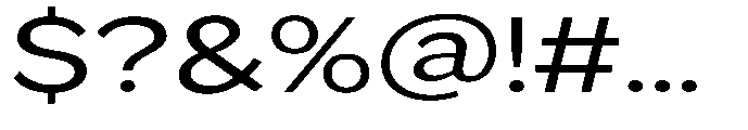 GS Haritsa Expanded Font OTHER CHARS