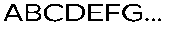 GS Haritsa Expanded Font UPPERCASE