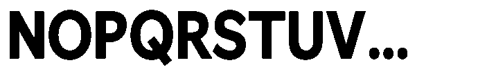 GS Haritsa Extra Bold Condensed Font UPPERCASE
