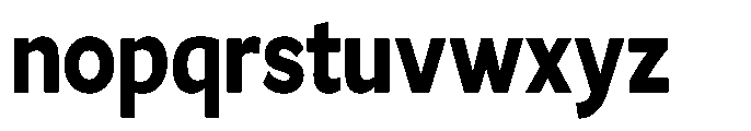 GS Haritsa Extra Bold Condensed Font LOWERCASE