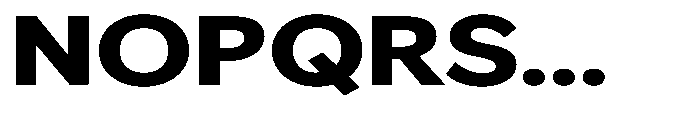 GS Haritsa Extra Bold Expanded Font UPPERCASE