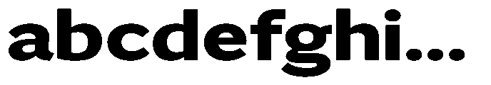 GS Haritsa Extra Bold Expanded FONT