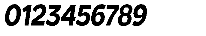 GS Haritsa Extra Bold Italic Condensed Font OTHER CHARS