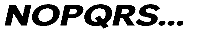 GS Haritsa Extra Bold Italic Expanded Font UPPERCASE