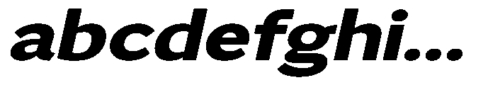 GS Haritsa Extra Bold Italic Expanded FONT