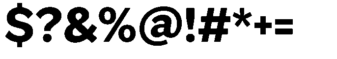 GS Haritsa Extra Bold Font OTHER CHARS