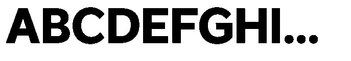 GS Haritsa Extra Bold Font UPPERCASE