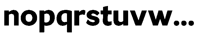 GS Haritsa Extra Bold Font LOWERCASE