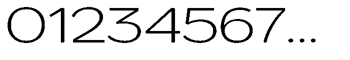 GS Haritsa Extra Light Expanded Font OTHER CHARS