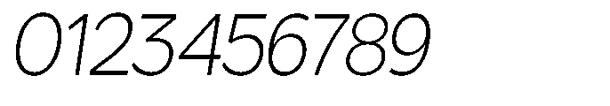 GS Haritsa Extra Light Italic Condensed Font OTHER CHARS