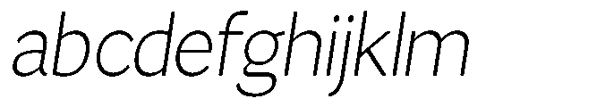GS Haritsa Extra Light Italic Condensed FONT