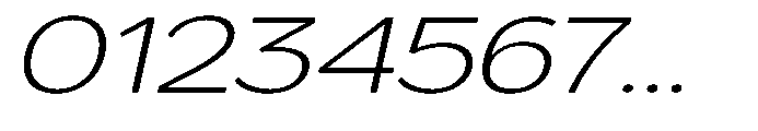 GS Haritsa Extra Light Italic Expanded Font OTHER CHARS