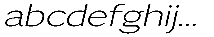 GS Haritsa Extra Light Italic Expanded FONT