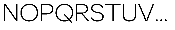 GS Haritsa Extra Light Font UPPERCASE