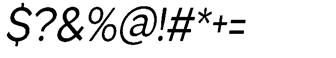 GS Haritsa Italic Condensed Font OTHER CHARS