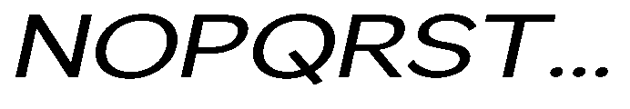GS Haritsa Italic Expanded Font UPPERCASE