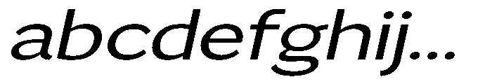 GS Haritsa Italic Expanded FONT