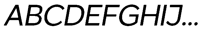 GS Haritsa Italic Font UPPERCASE