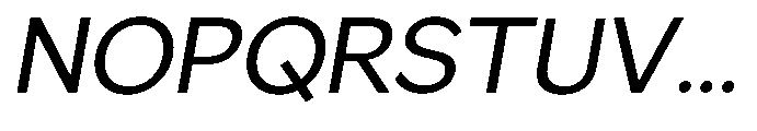GS Haritsa Italic Font UPPERCASE