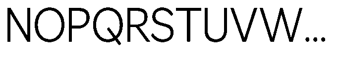 GS Haritsa Light Condensed Font UPPERCASE