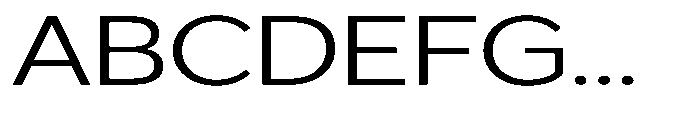 GS Haritsa Light Expanded Font UPPERCASE
